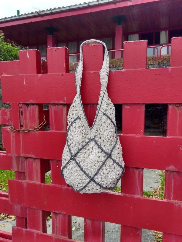 Bolso mosaico beige - Imagen 2